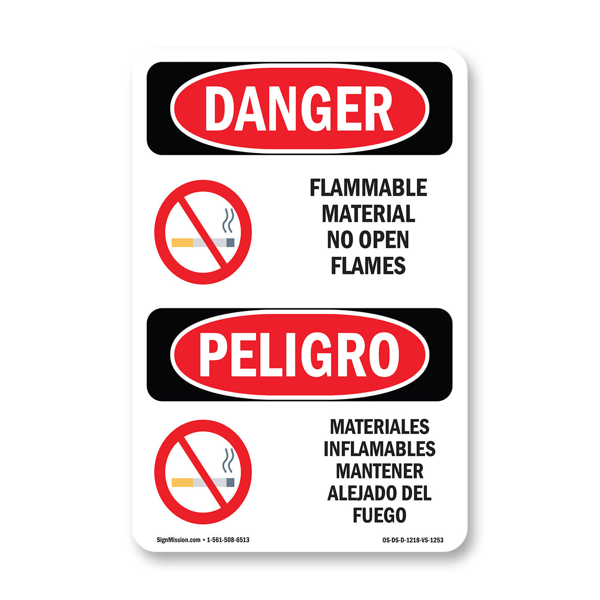 Flammable Materials No Open Flames