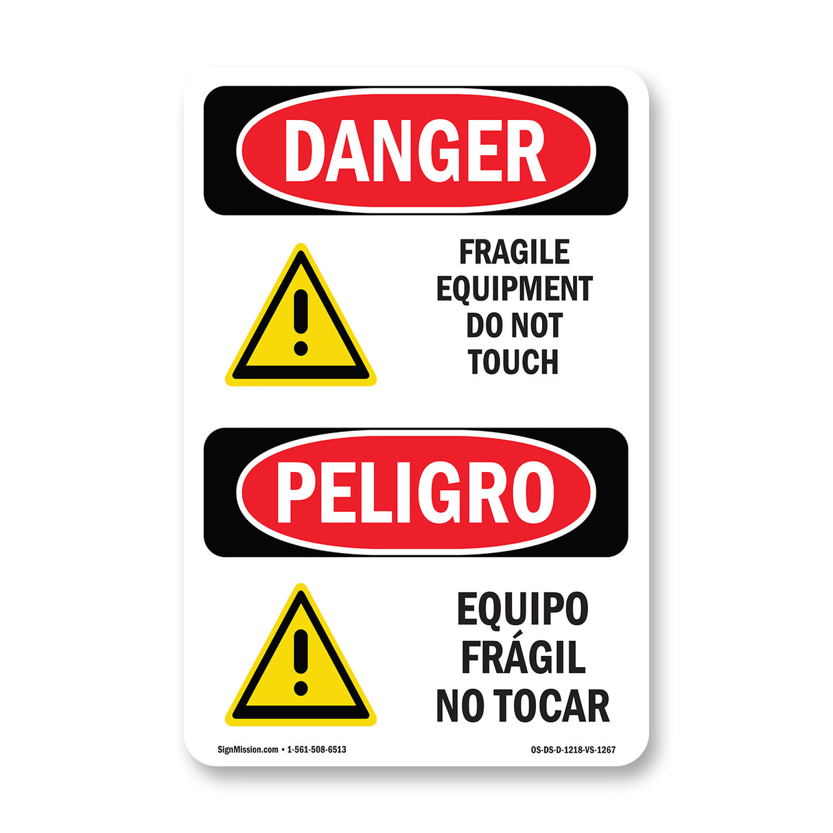 Fragile Equipment Do Not Touch