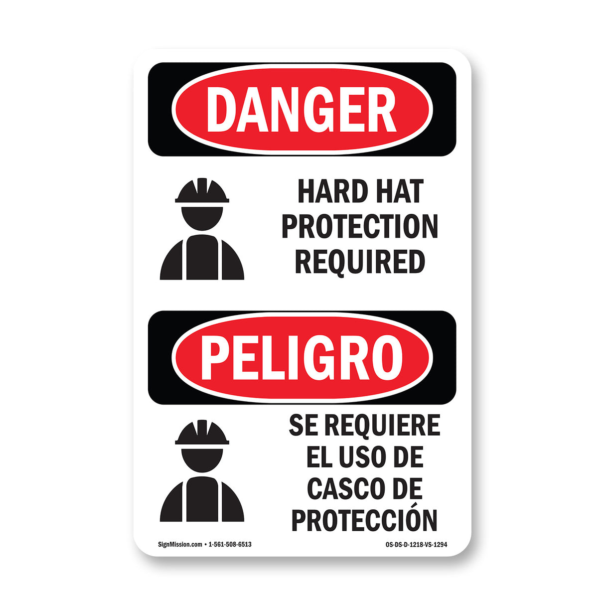 Hard Hat Protection Required