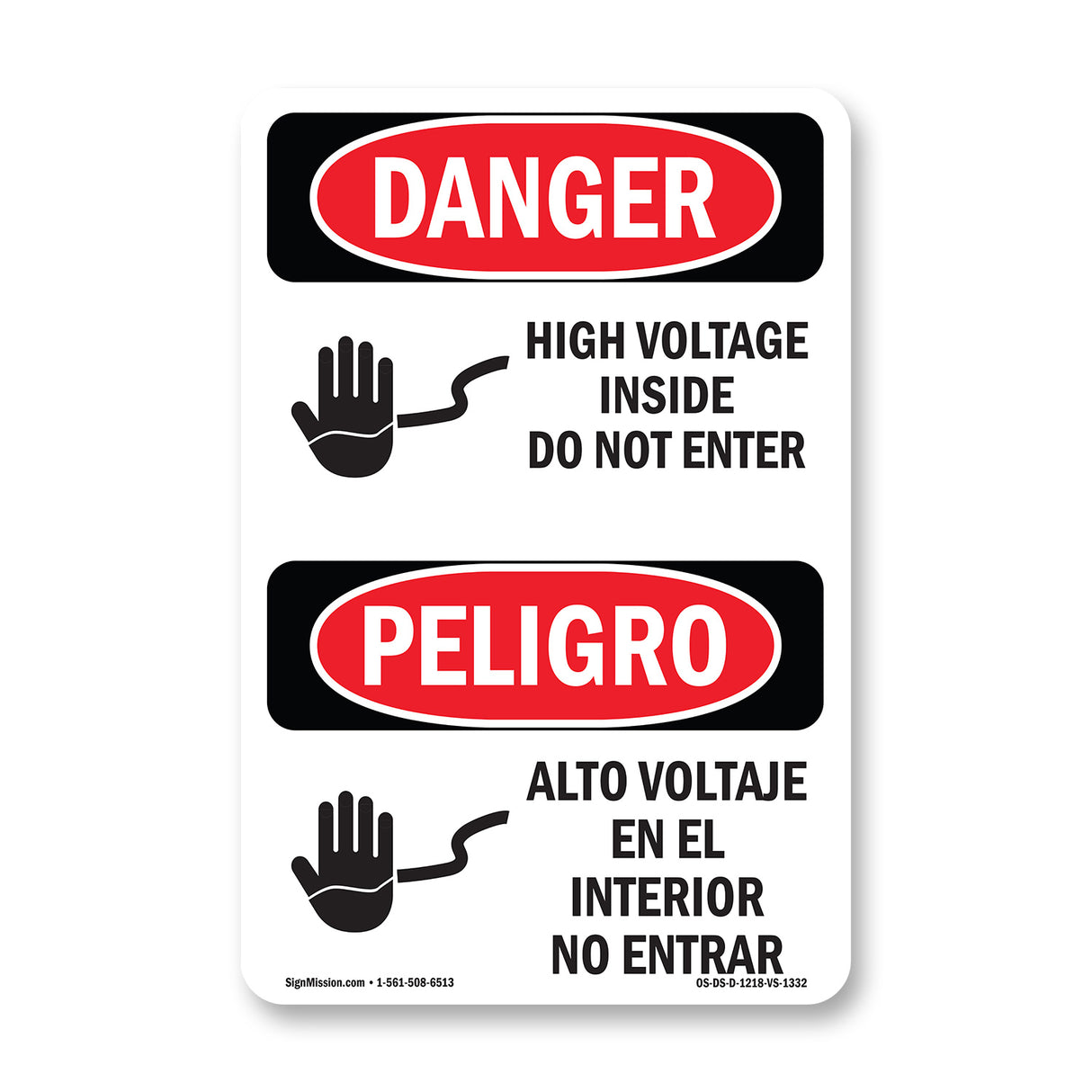 High Voltage Inside Do Not Enter