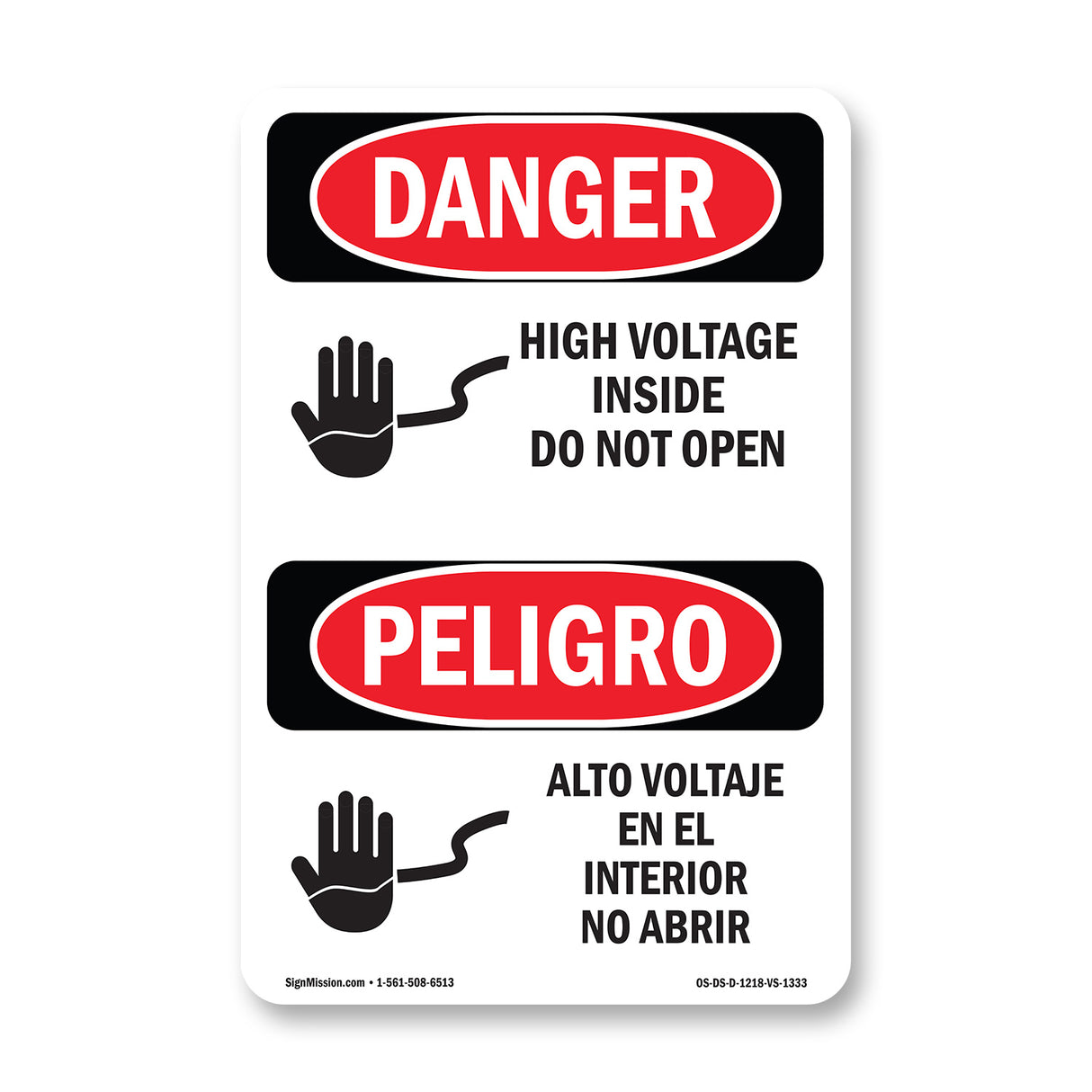 High Voltage Inside Do Not Open