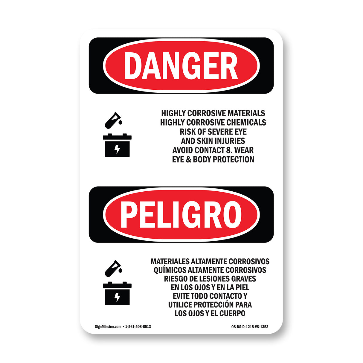 Highly Corrosive Materials Chemicals