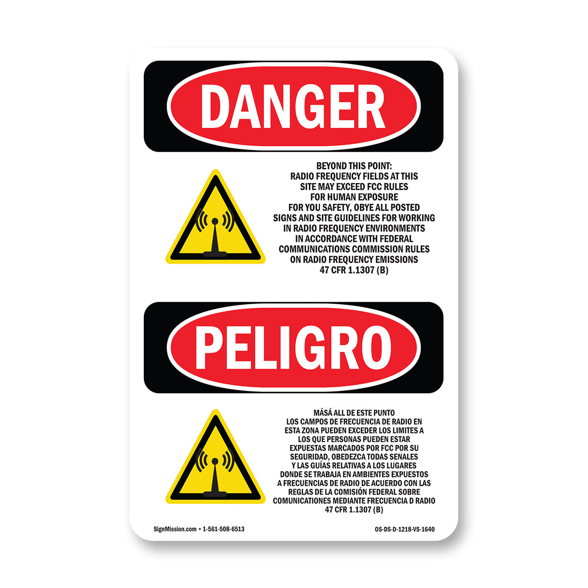 Beyond This Point Radio Frequency Fields