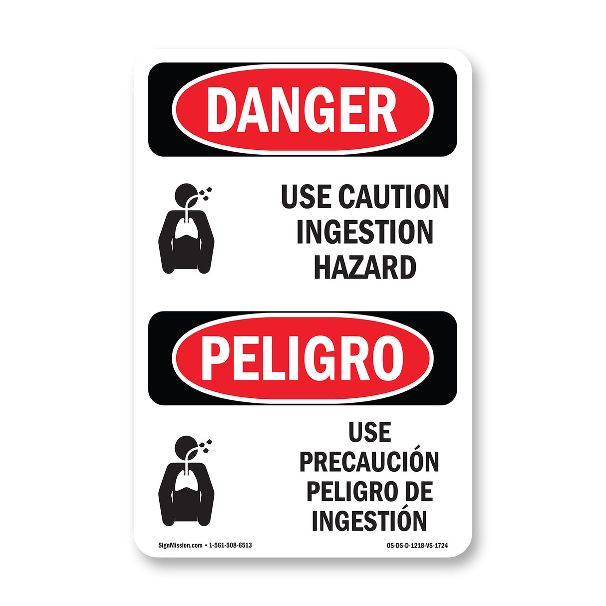 Use Caution Ingestion Hazard