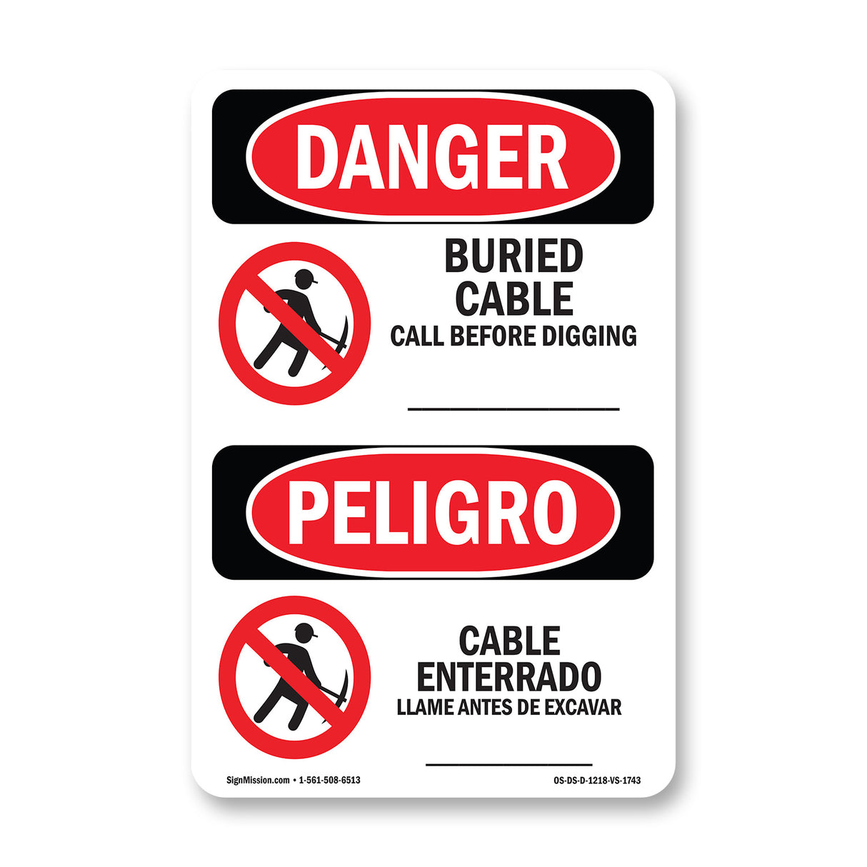 Custom Buried Cable Call Before Digging