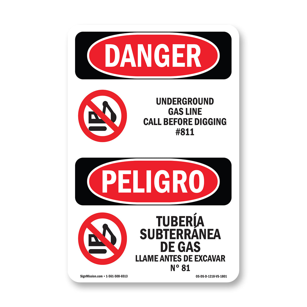 Underground Gas Line Call #811