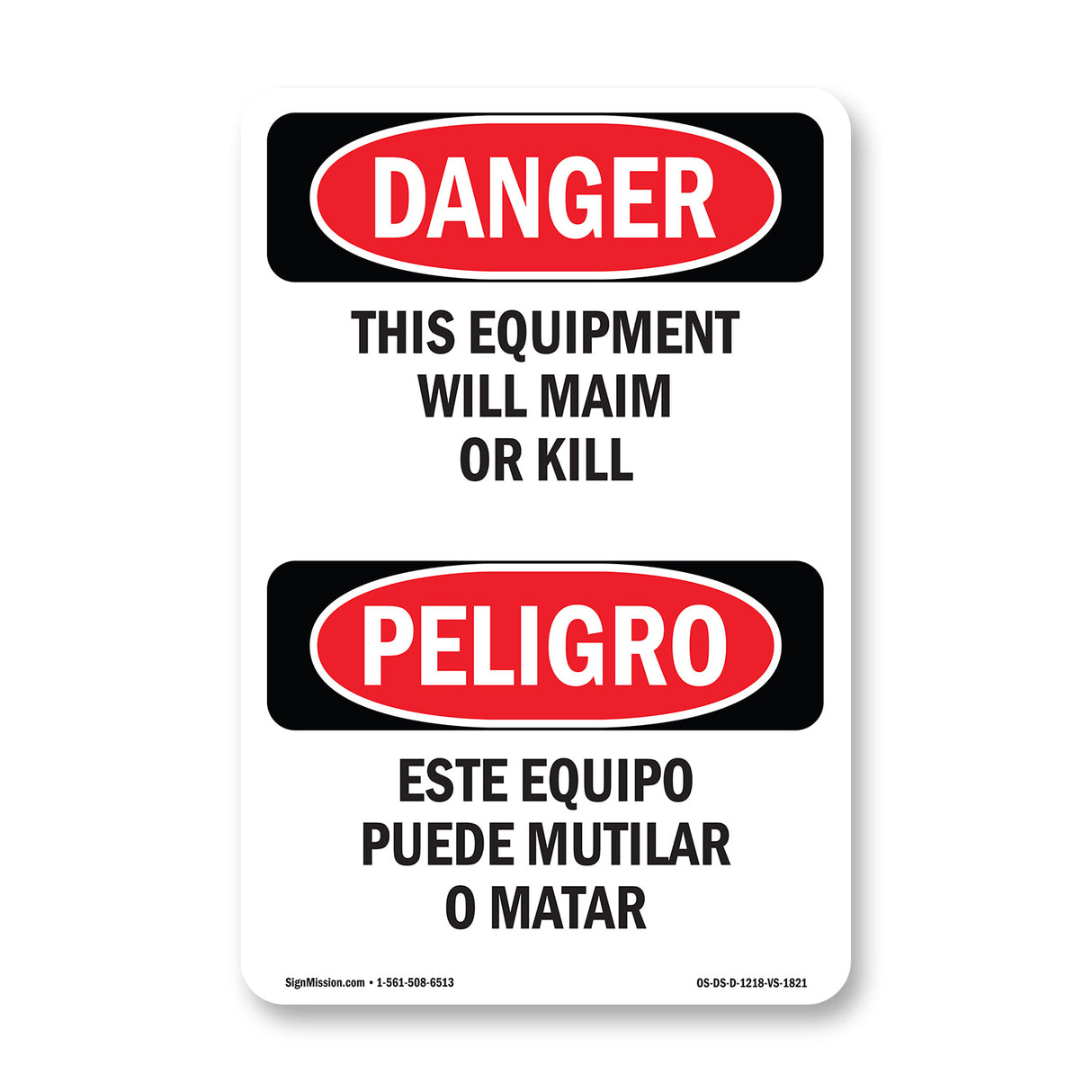 This Equipment Will Maim Or Kill