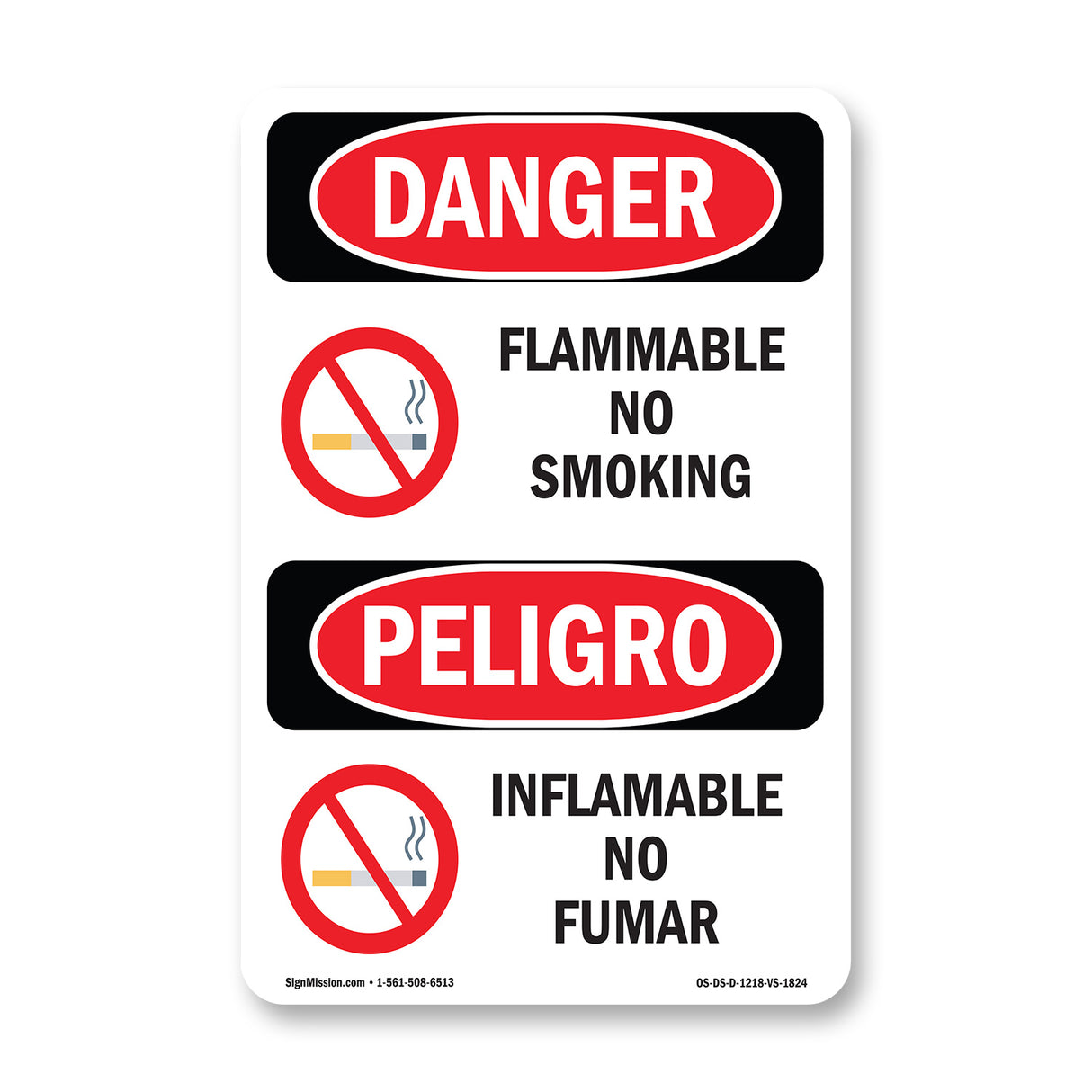 Flammable No Smoking