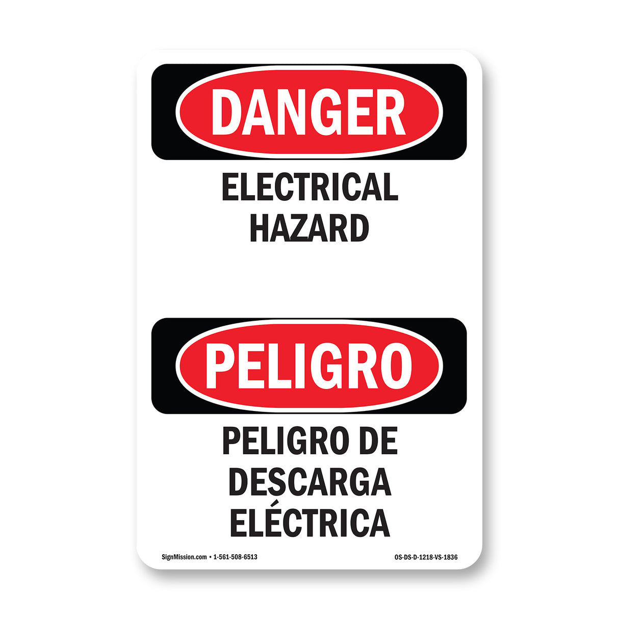 Portrait Electrical Hazard