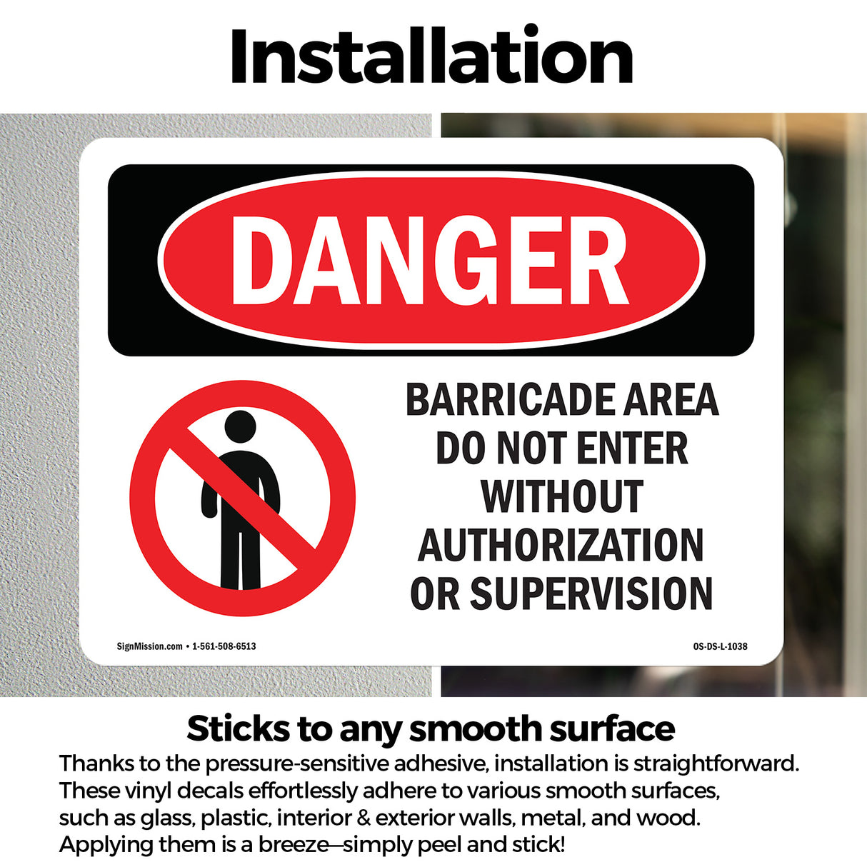 Barricade Area Do Not Enter