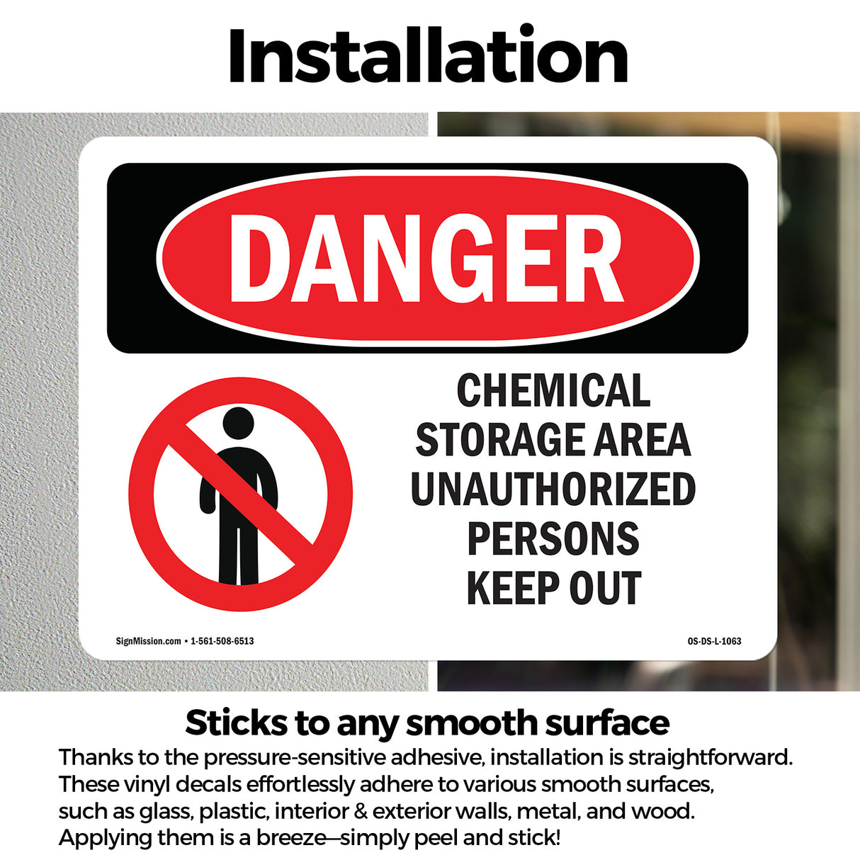 Chemical Storage Area Keep Out