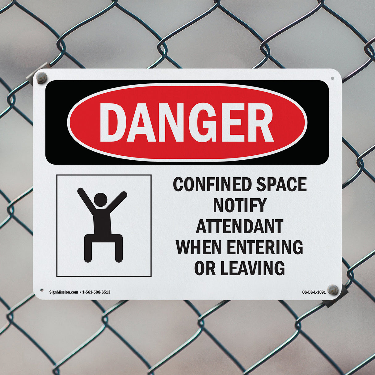 Confined Space Notify Attendant