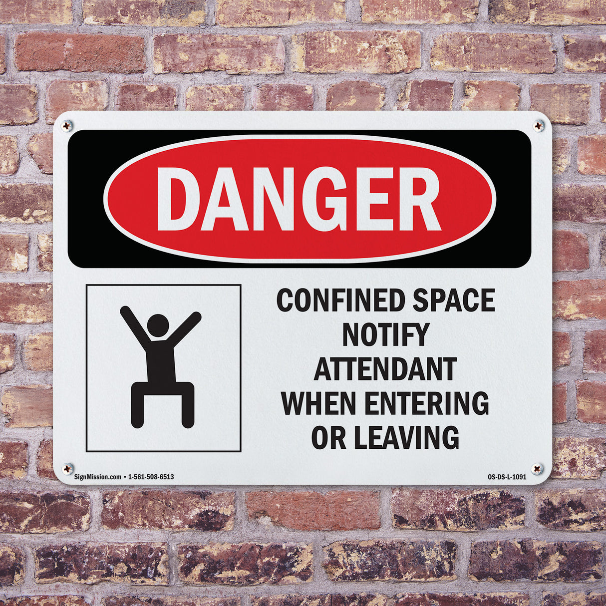 Confined Space Notify Attendant