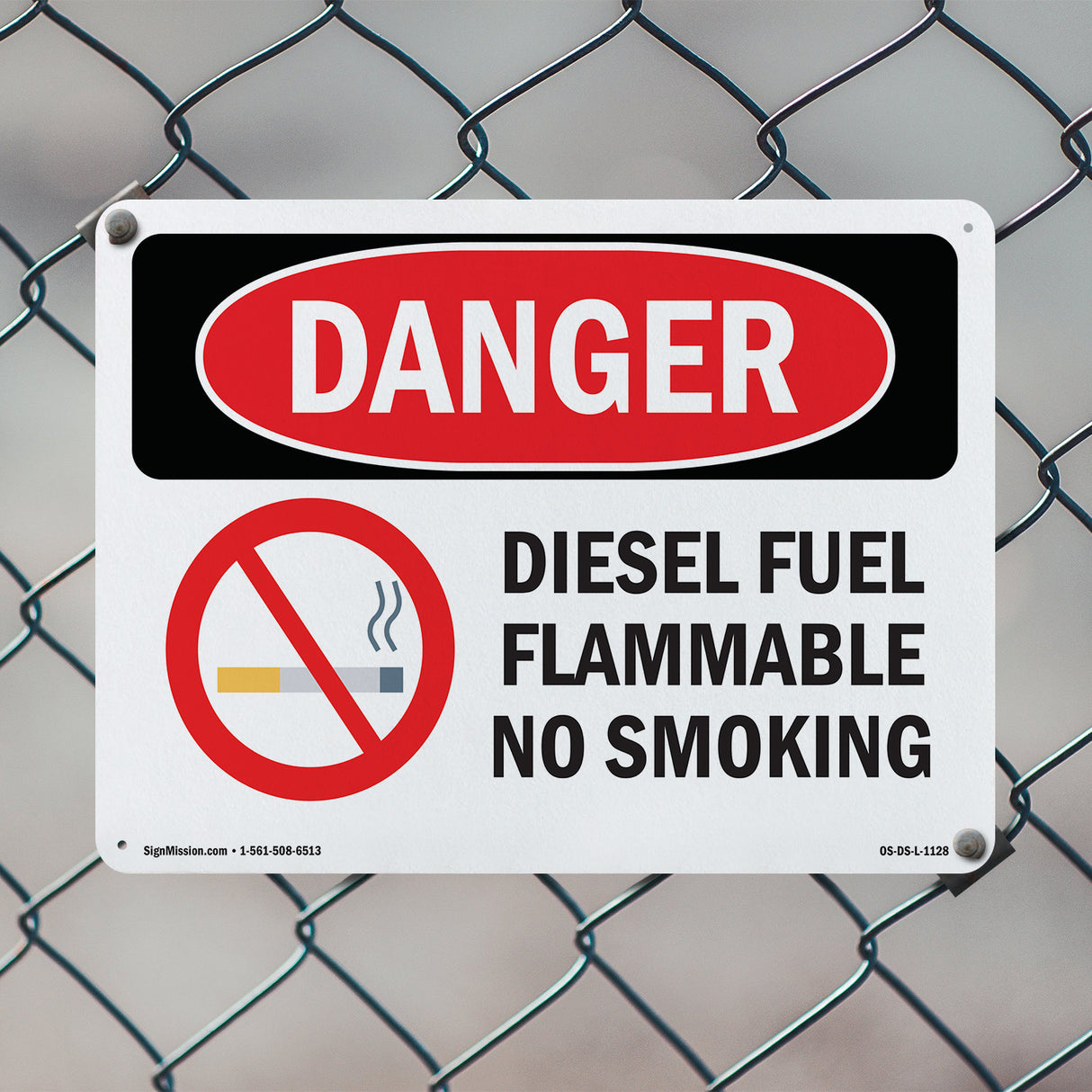 Diesel Fuel Flammable No Smoking