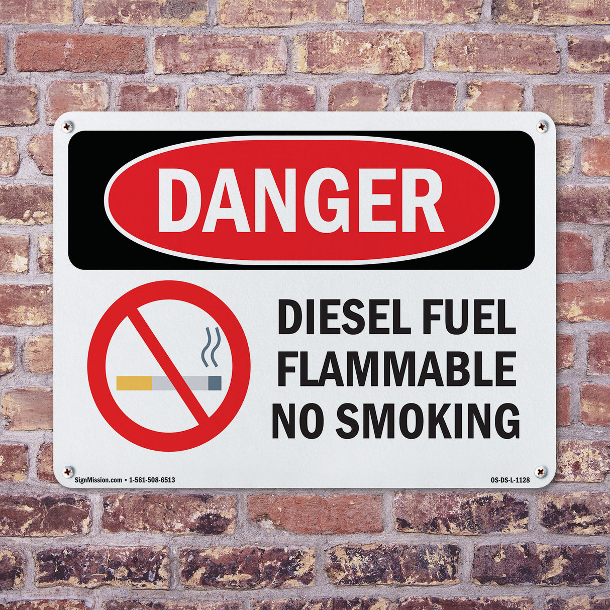 Diesel Fuel Flammable No Smoking
