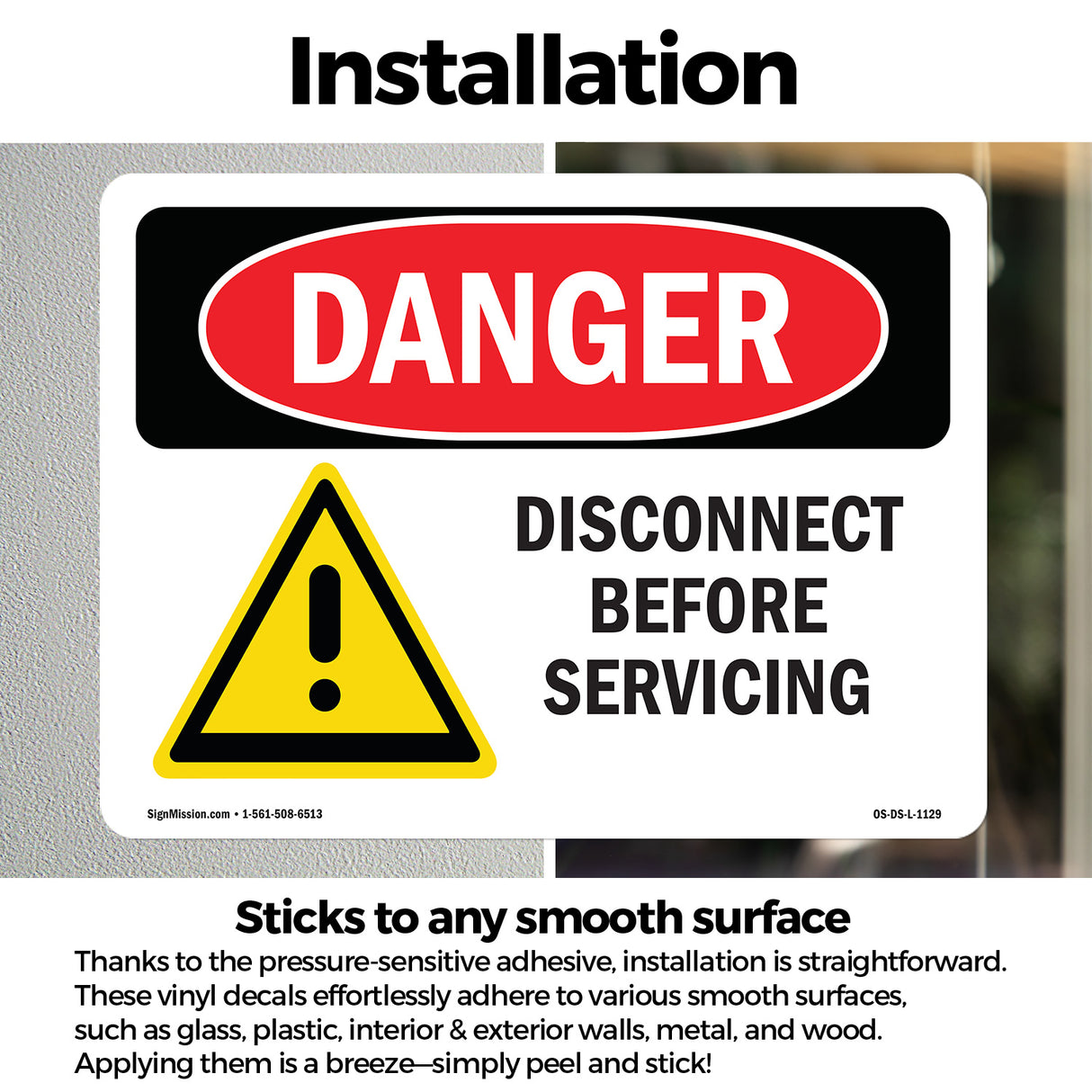 Disconnect Before Servicing