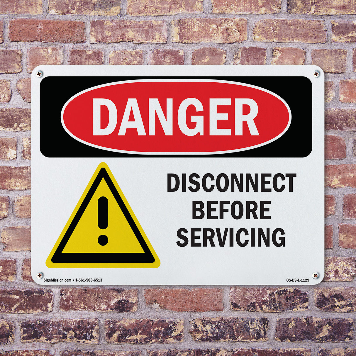 Disconnect Before Servicing