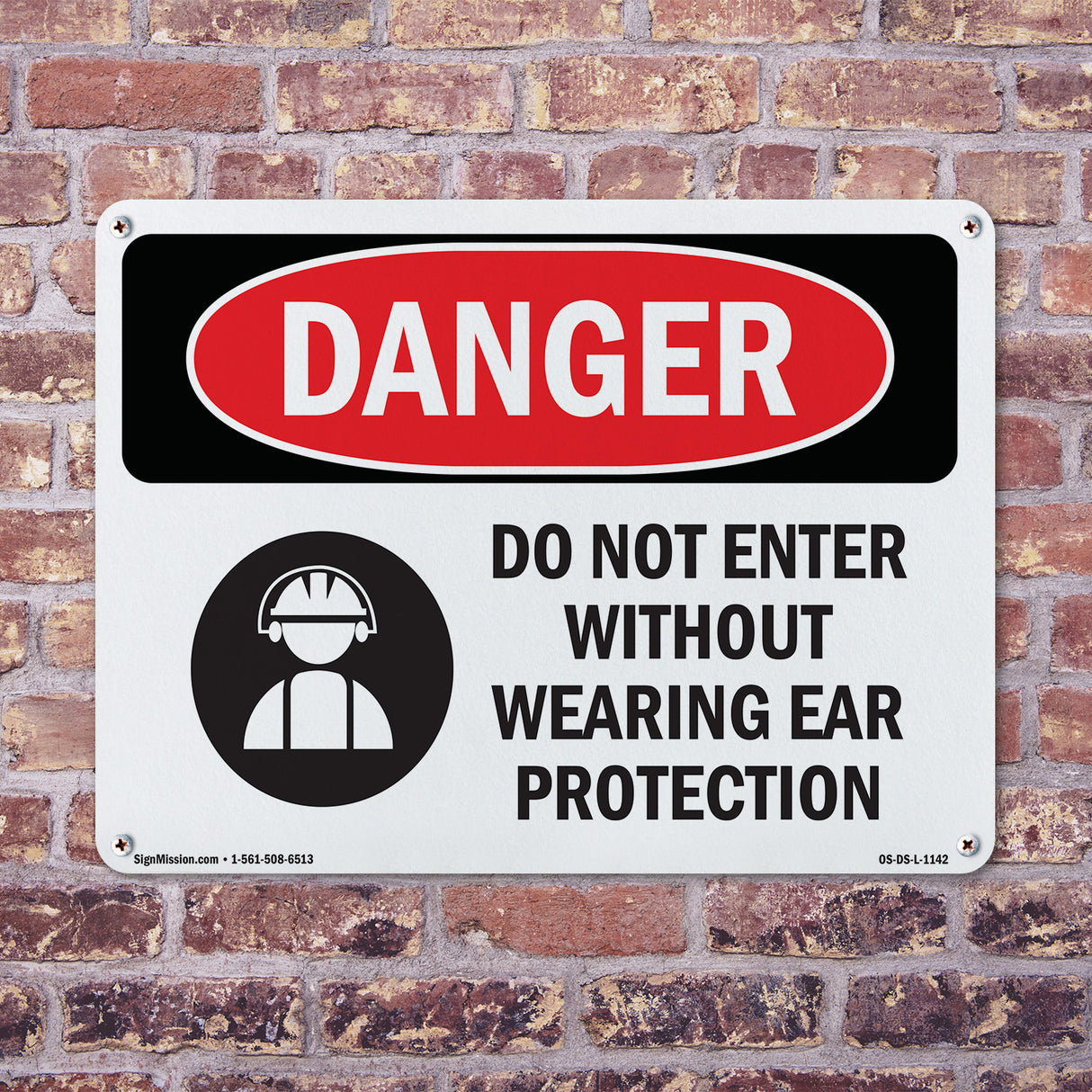 Do Not Enter Without Wearing Ear Protection