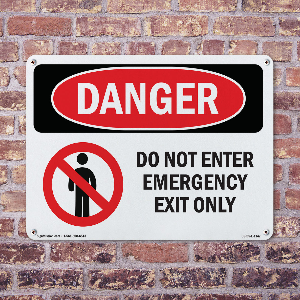 Do Not Enter Emergency Exit Only
