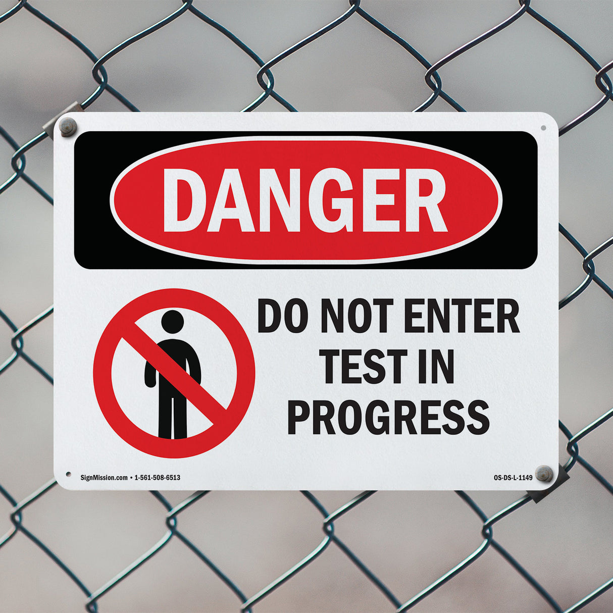 Do Not Enter Test In Progress