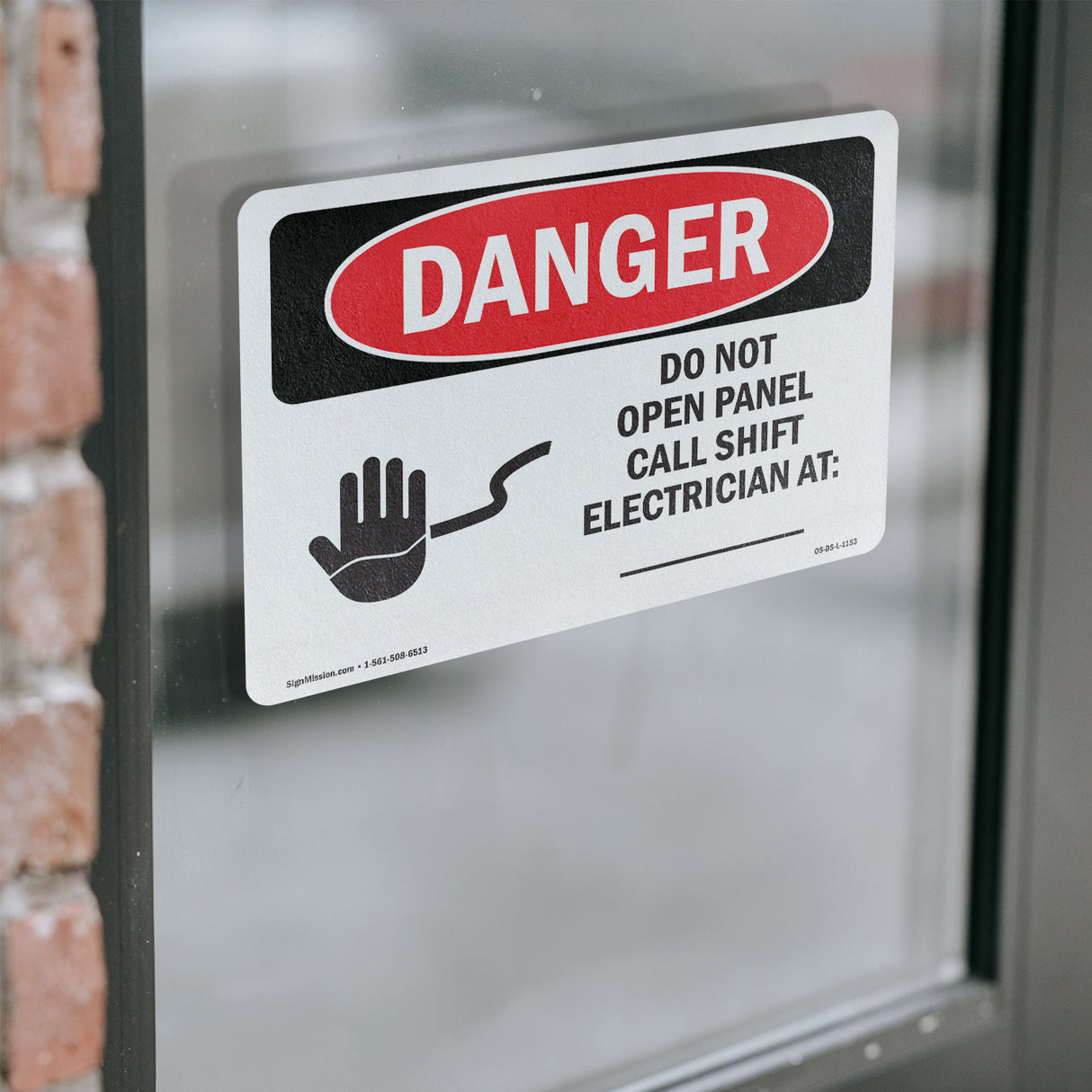 Do Not Open Panel Call Shift Electrician