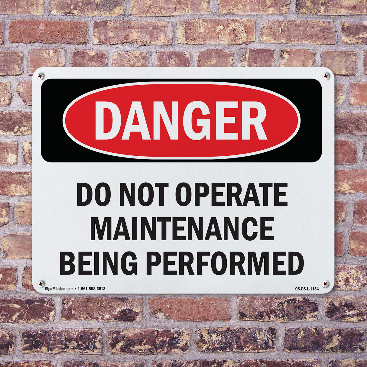 Do Not Operate Maintenance Being Performed