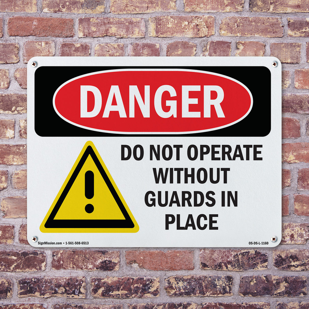 Do Not Operate Without Guards In Place