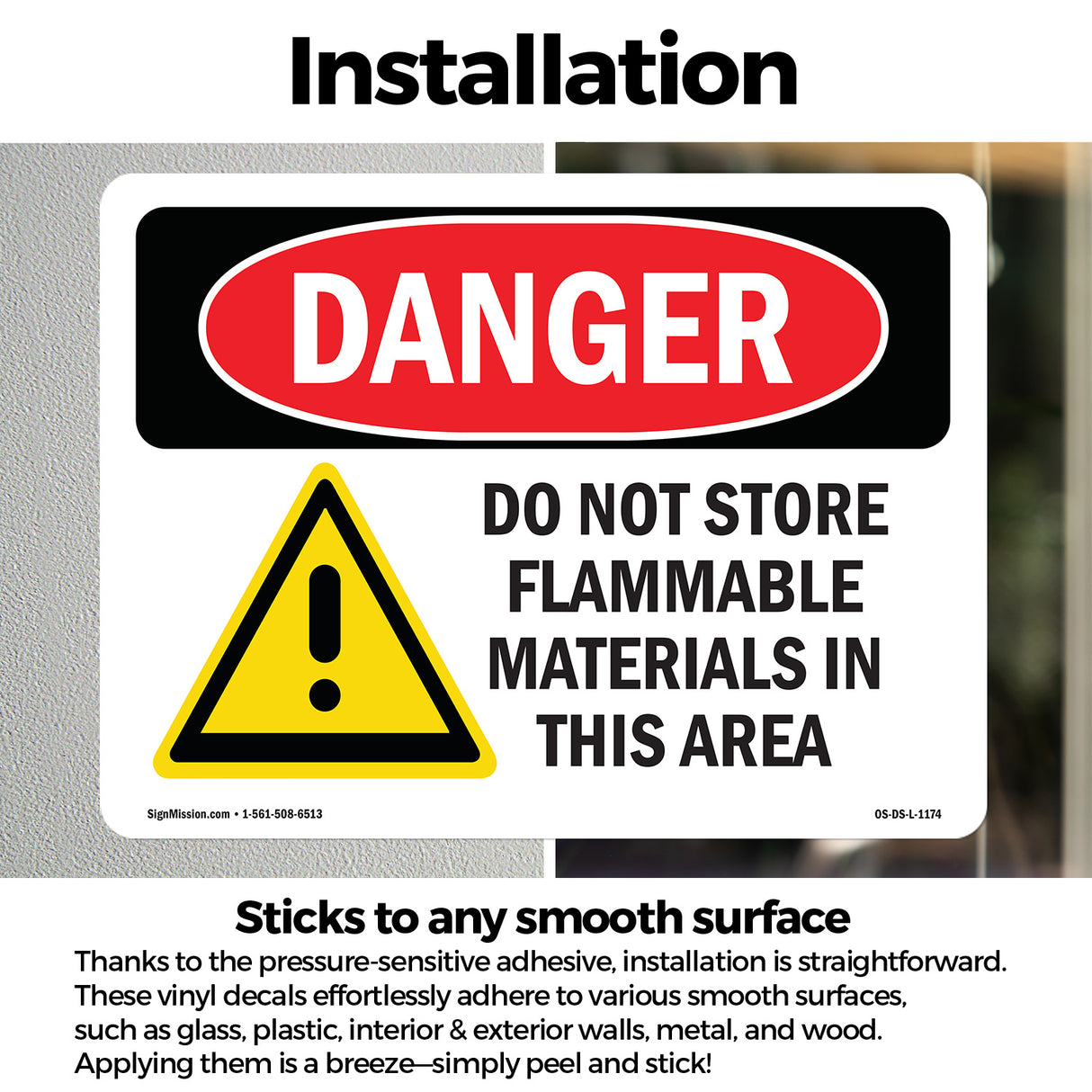 Do Not Store Flammable Materials