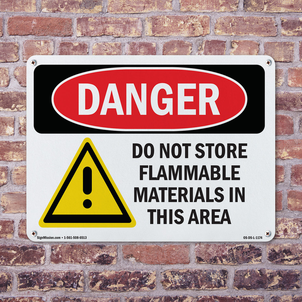 Do Not Store Flammable Materials