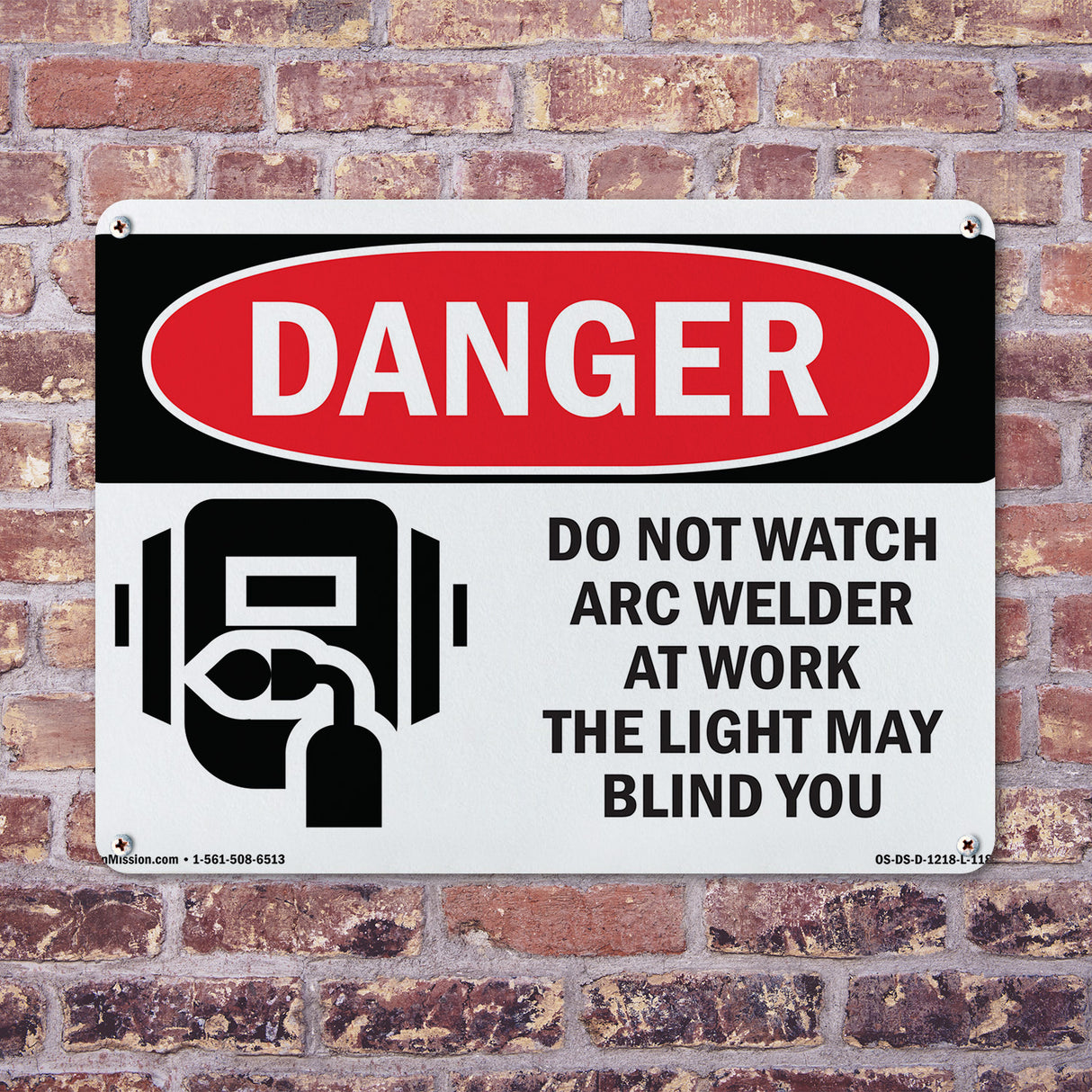 Do Not Watch Arc Welder At Work