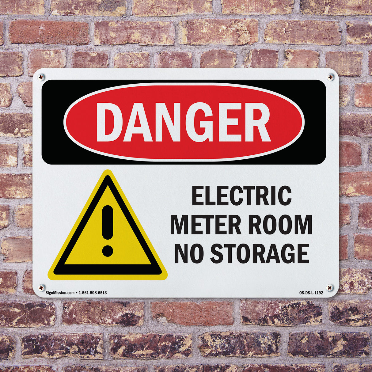 Electric Meter Room No Storage