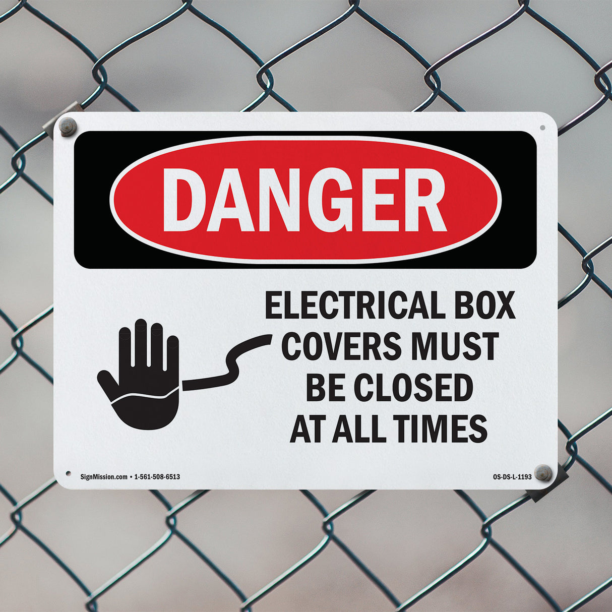 Electrical Box Covers Must Be Closed