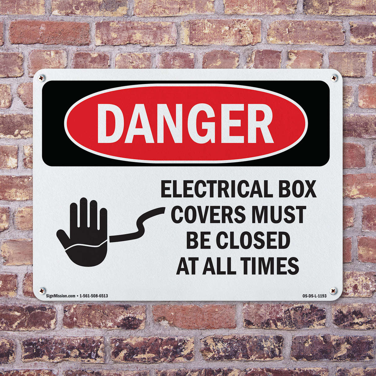 Electrical Box Covers Must Be Closed