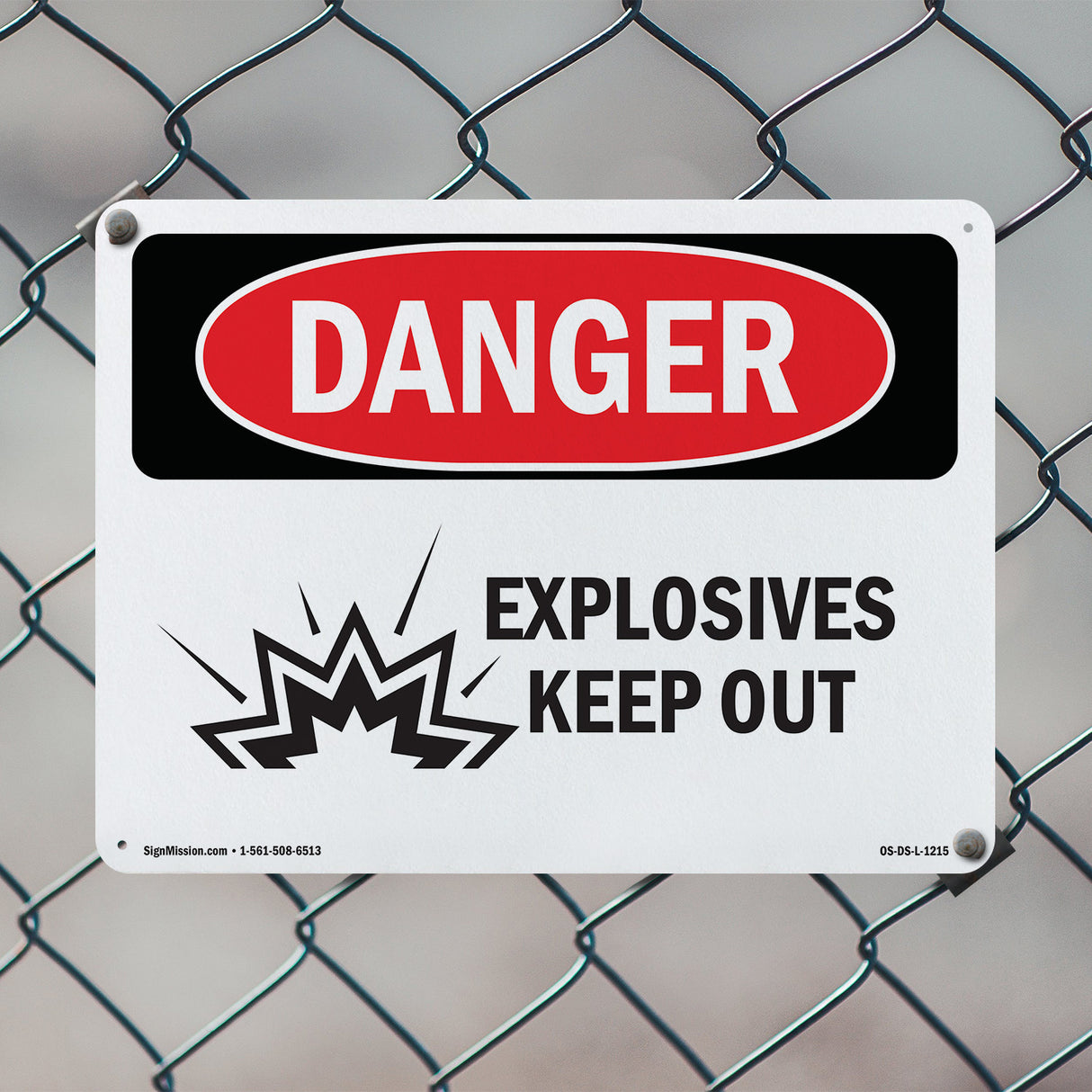 Explosives Keep Out