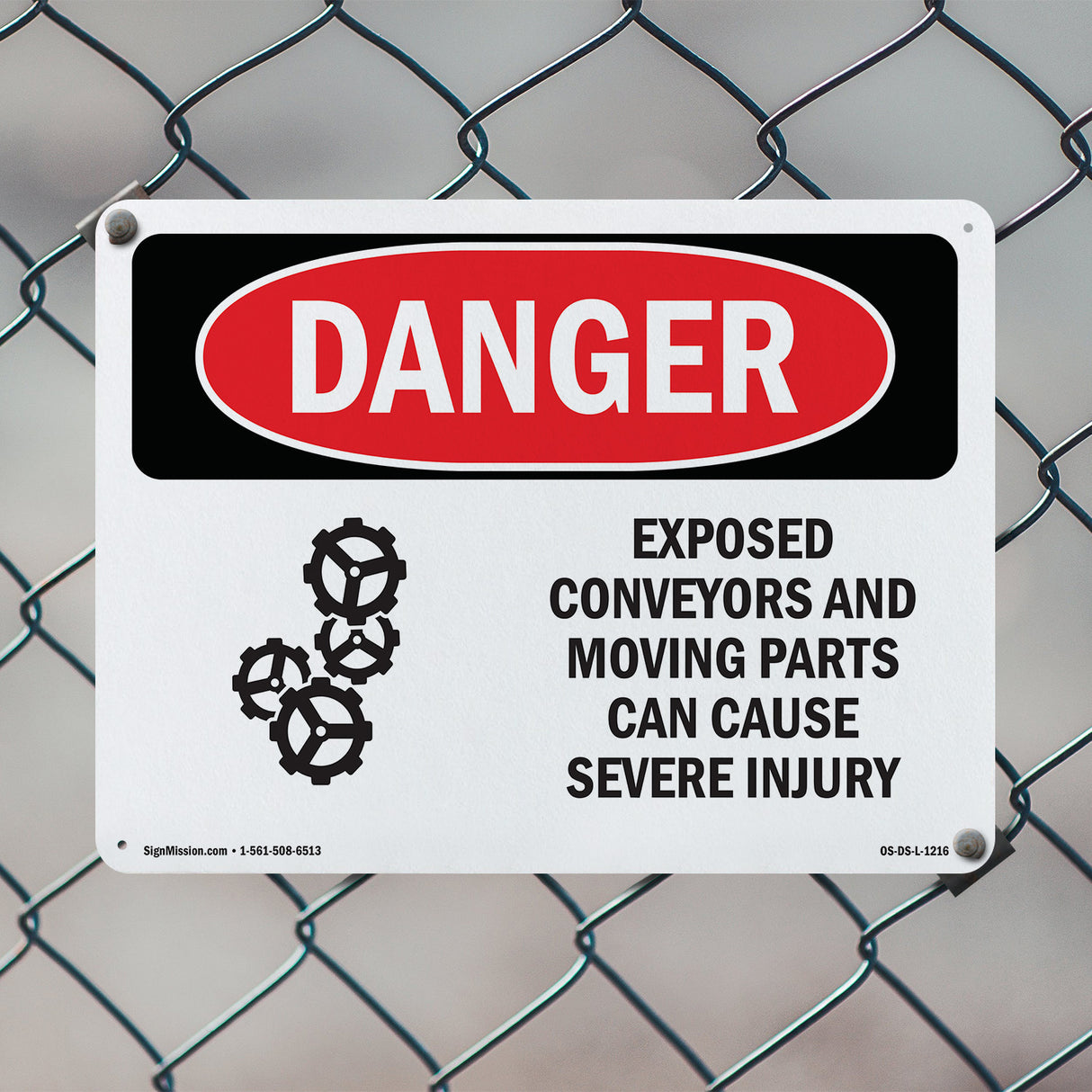 Exposed Conveyors And Moving Parts