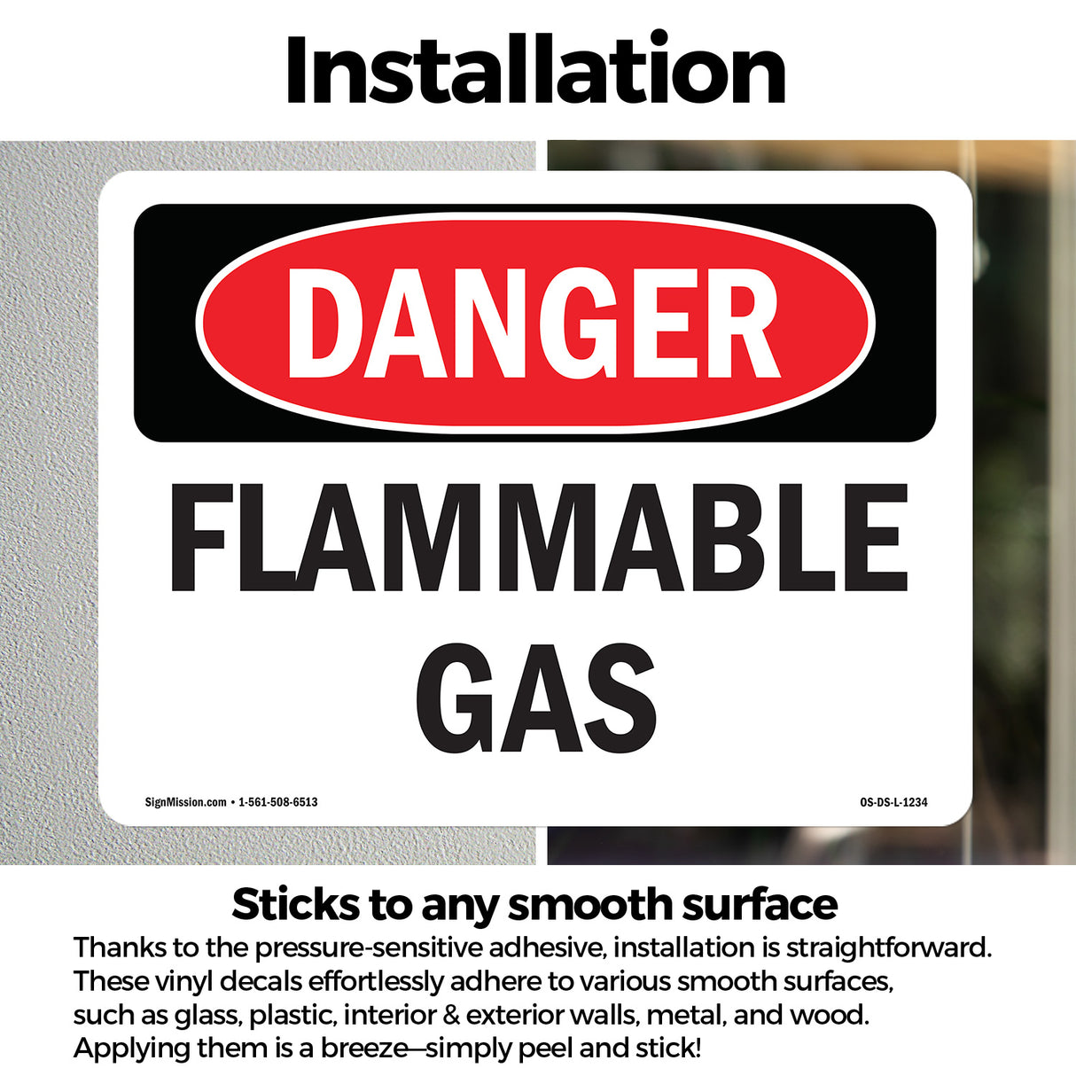 Portrait Flammable Gas