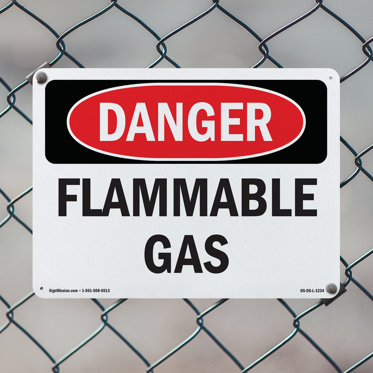 Portrait Flammable Gas