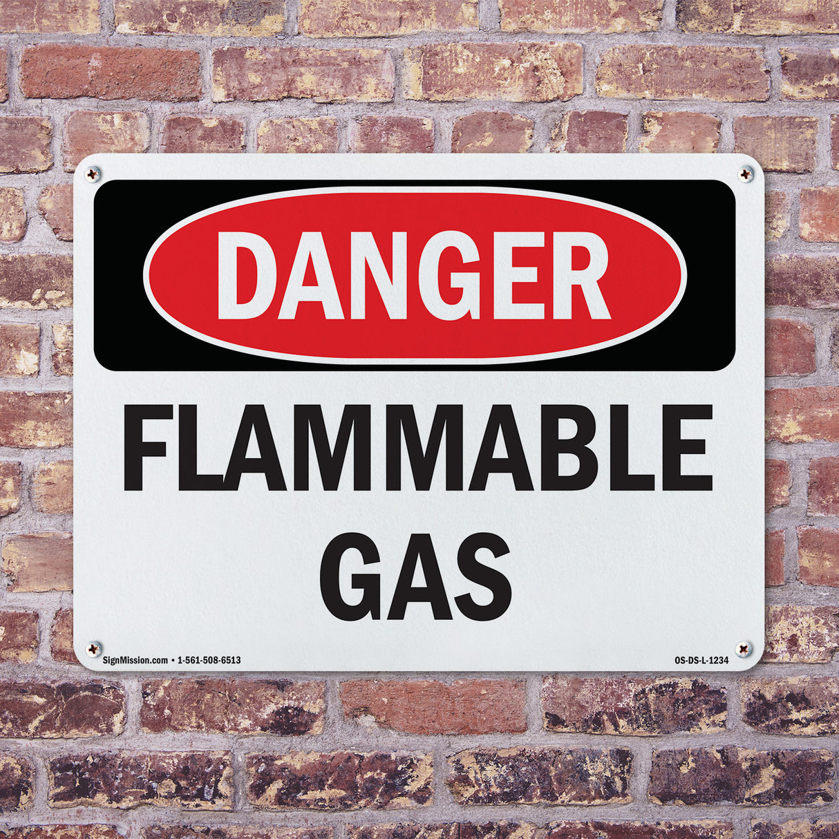 Portrait Flammable Gas