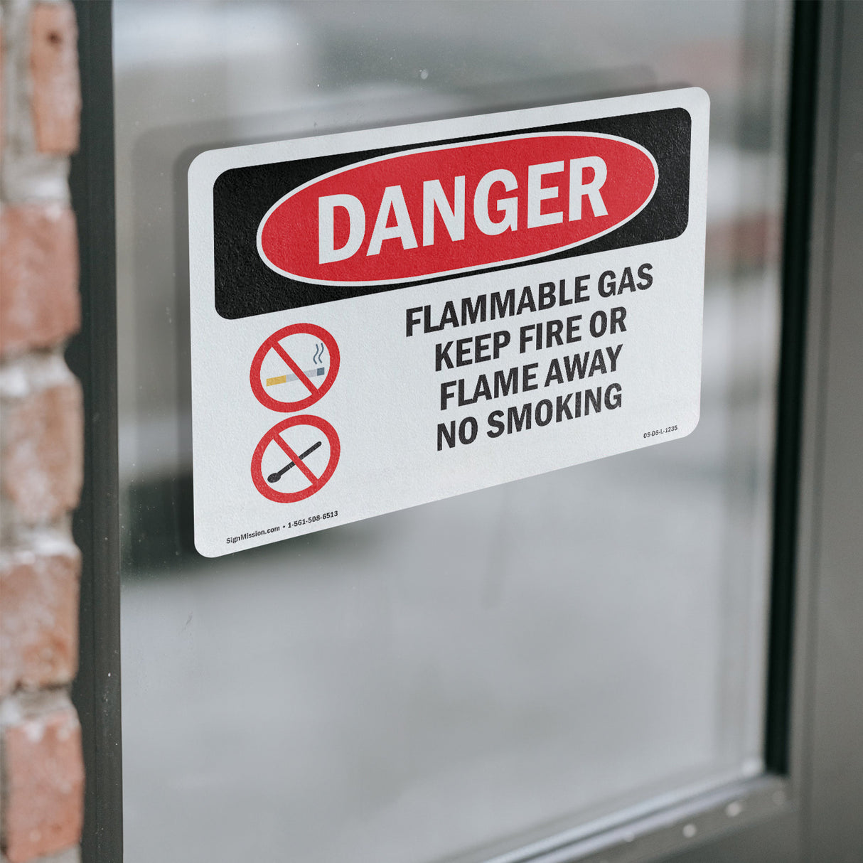 Flammable Gas Keep Fire Or Flame Away