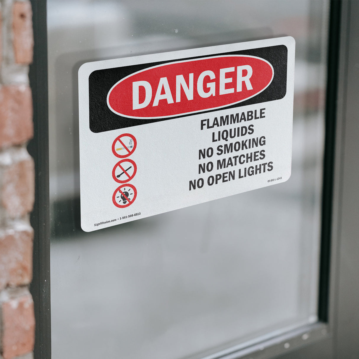 Flammable Liquids No Smoking Matches