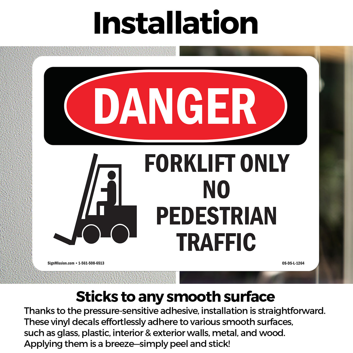 Forklift Only No Pedestrian Traffic