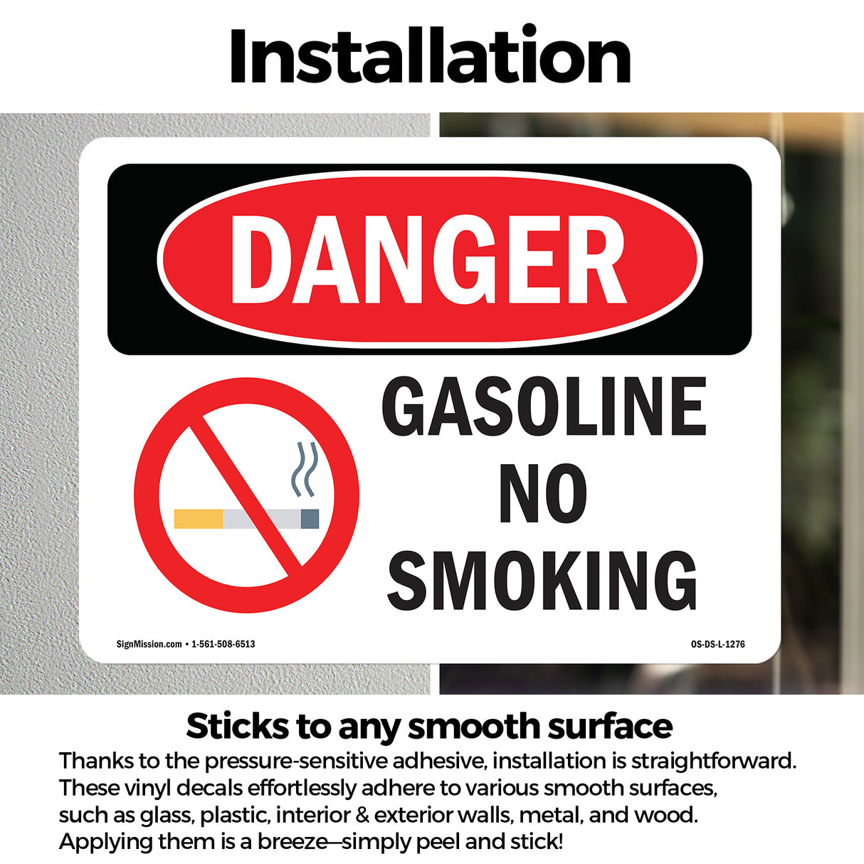 Gasoline No Smoking