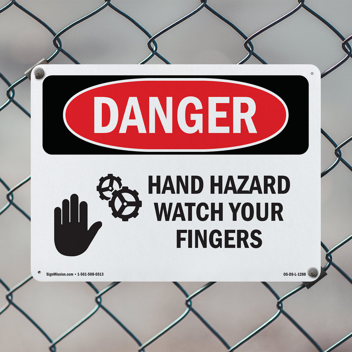 Hand Hazard Watch Your Fingers