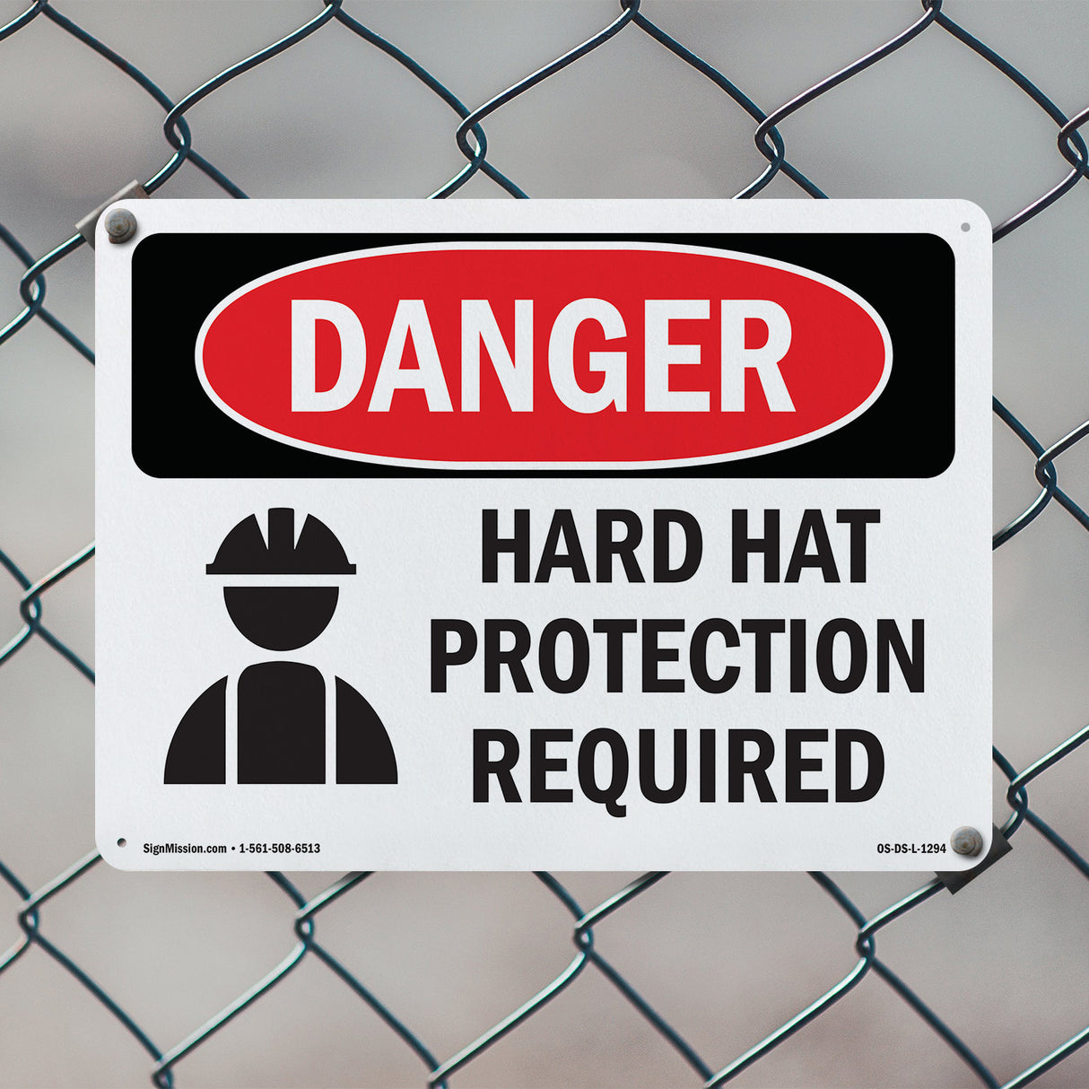 Hard Hat Protection Required