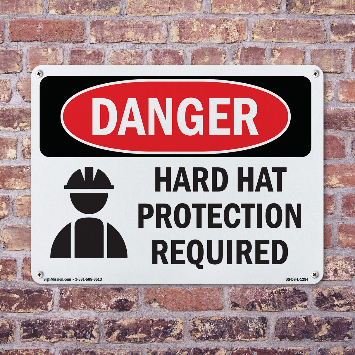 Hard Hat Protection Required