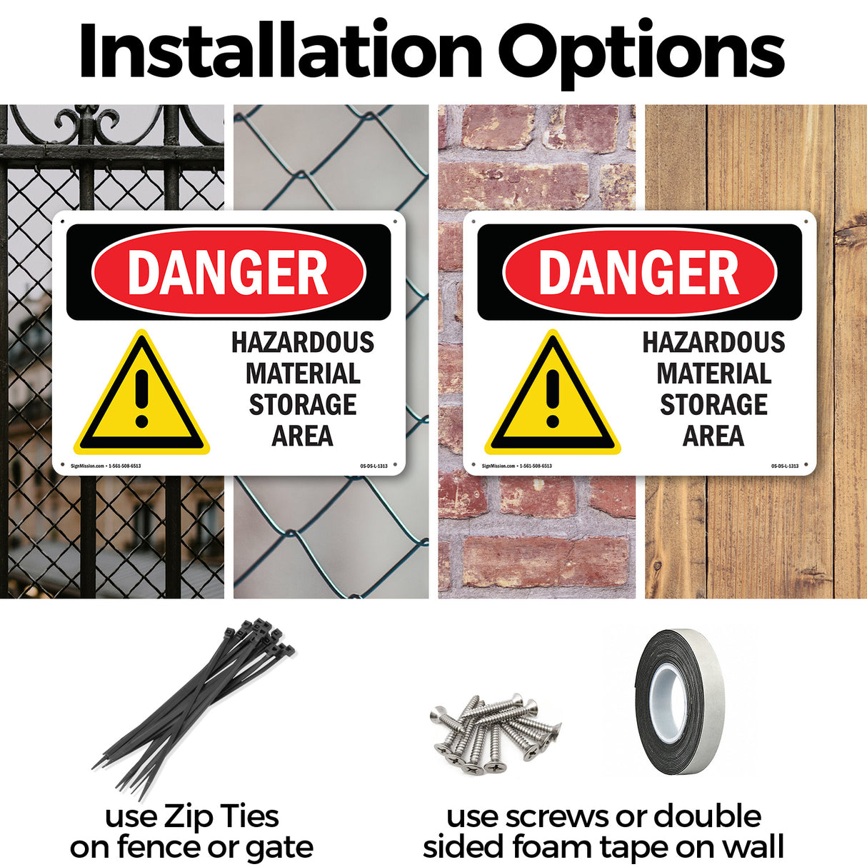 Hazardous Material Storage Area