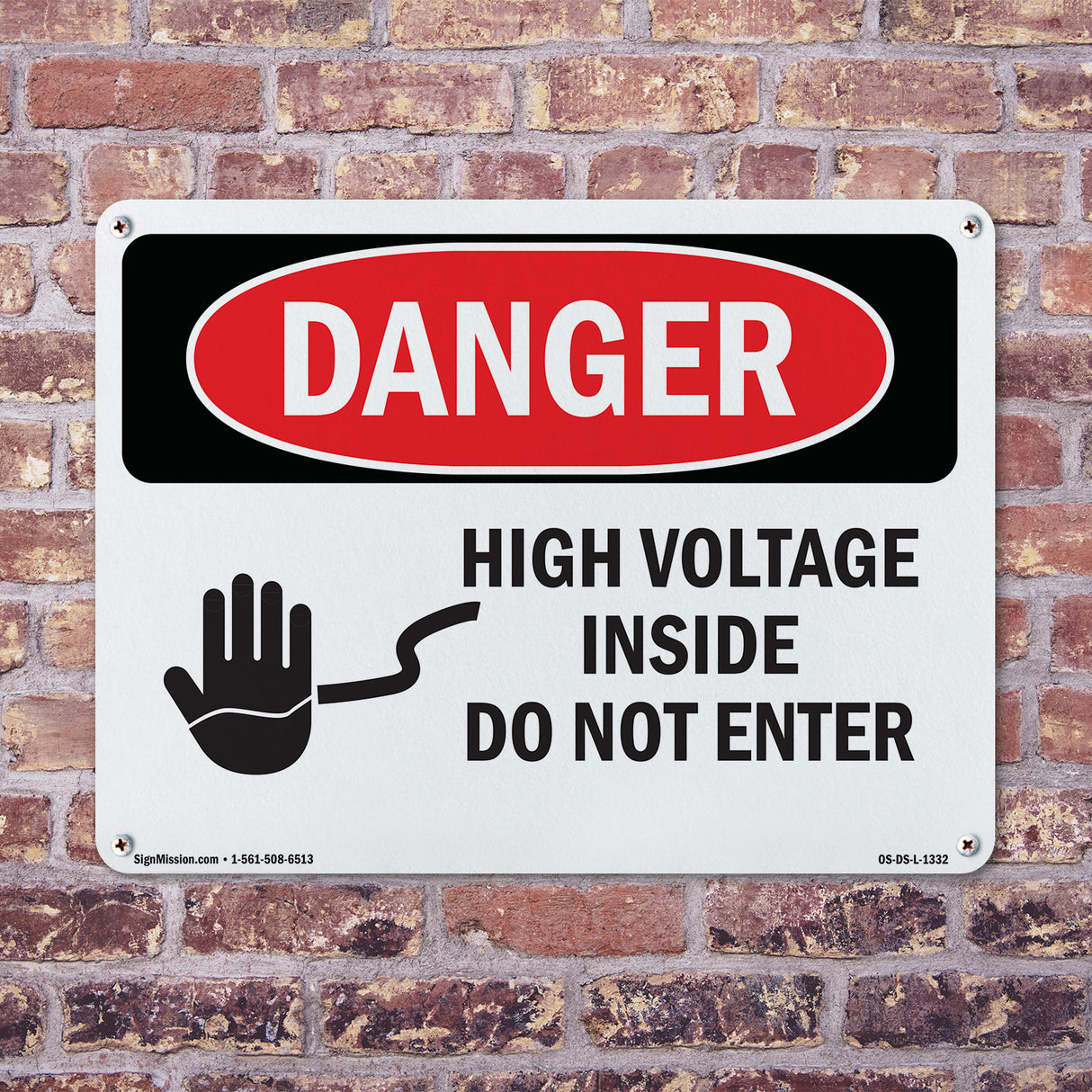 High Voltage Inside Do Not Enter