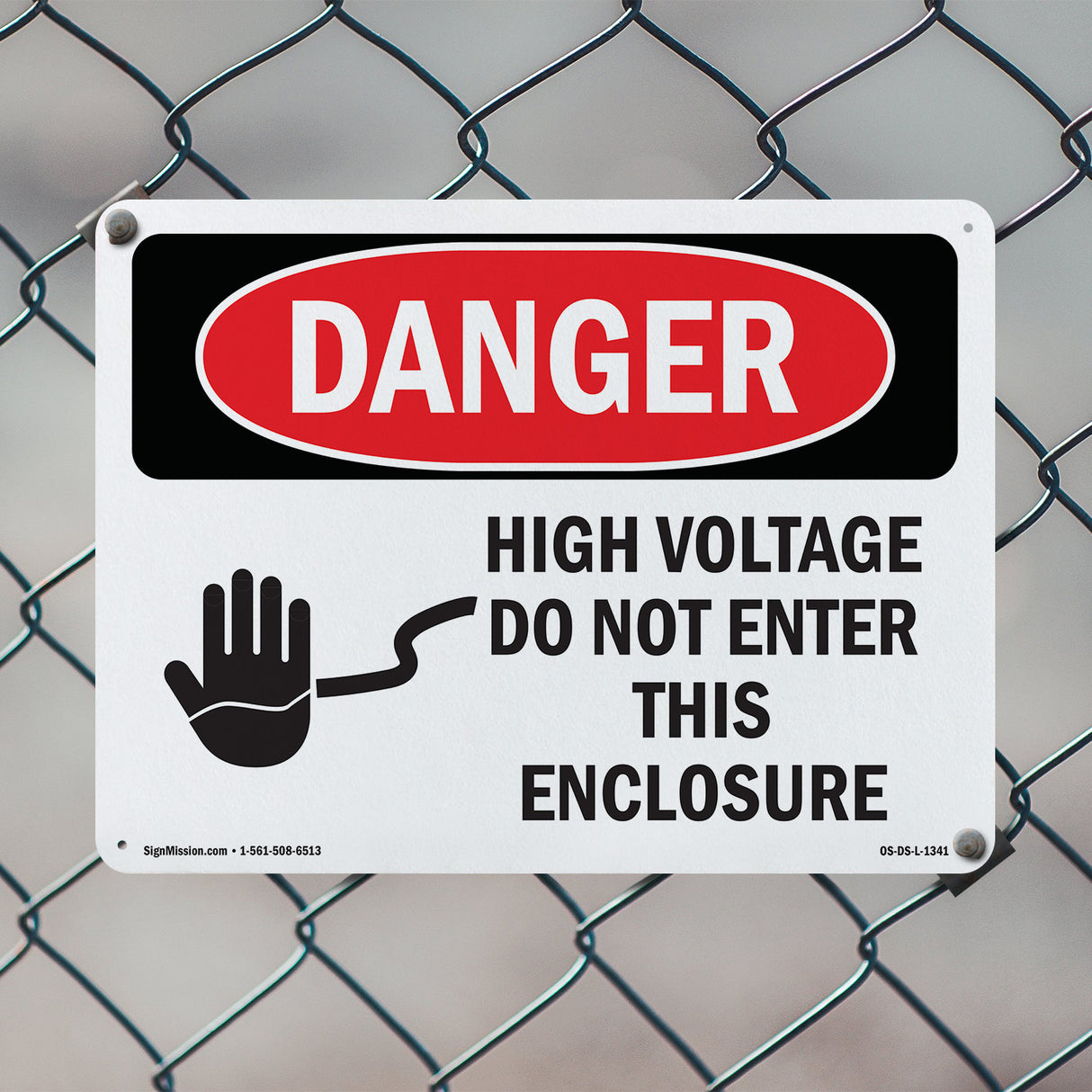 High Voltage Do Not Enter This Enclosure