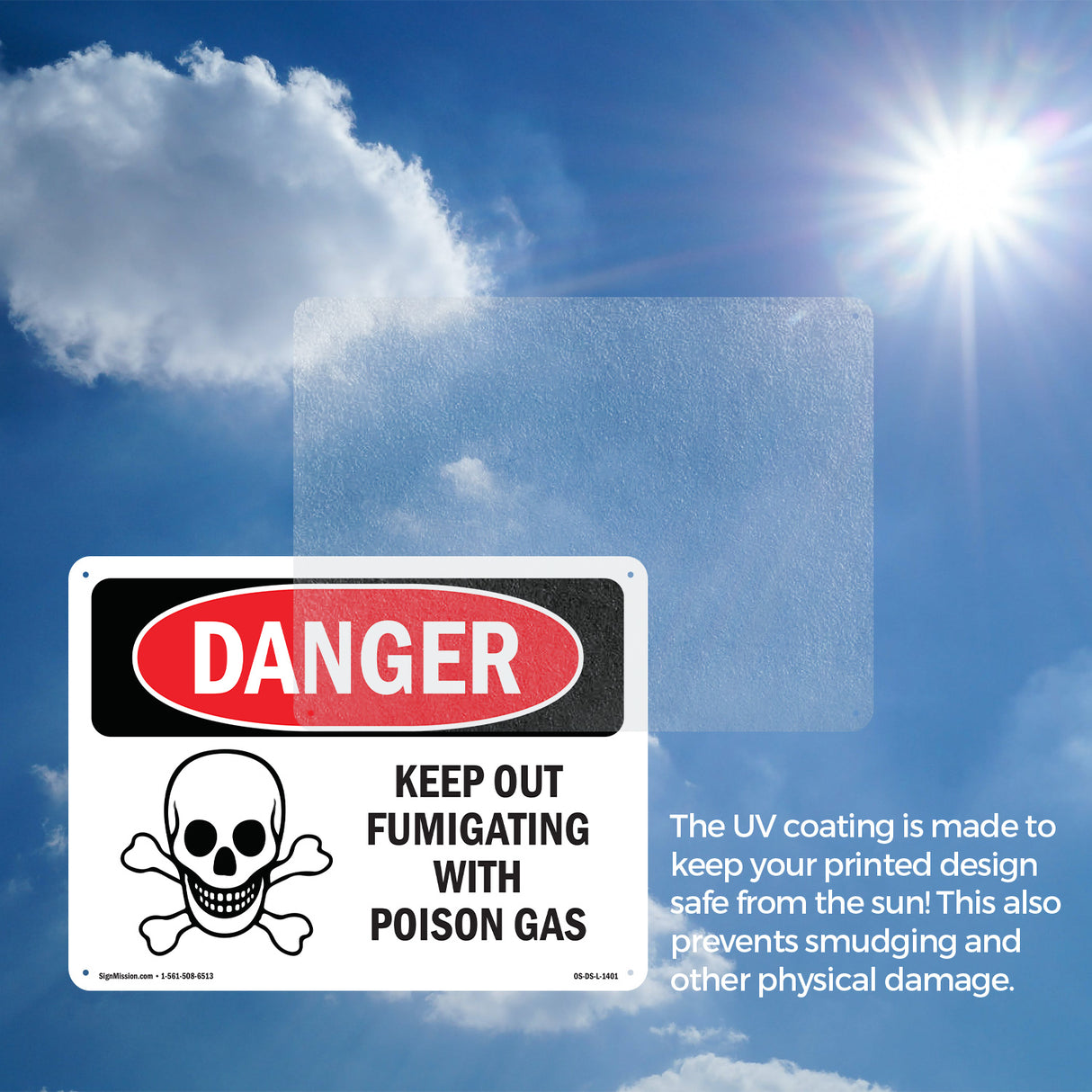 Keep Out Fumigating With Poison Gas