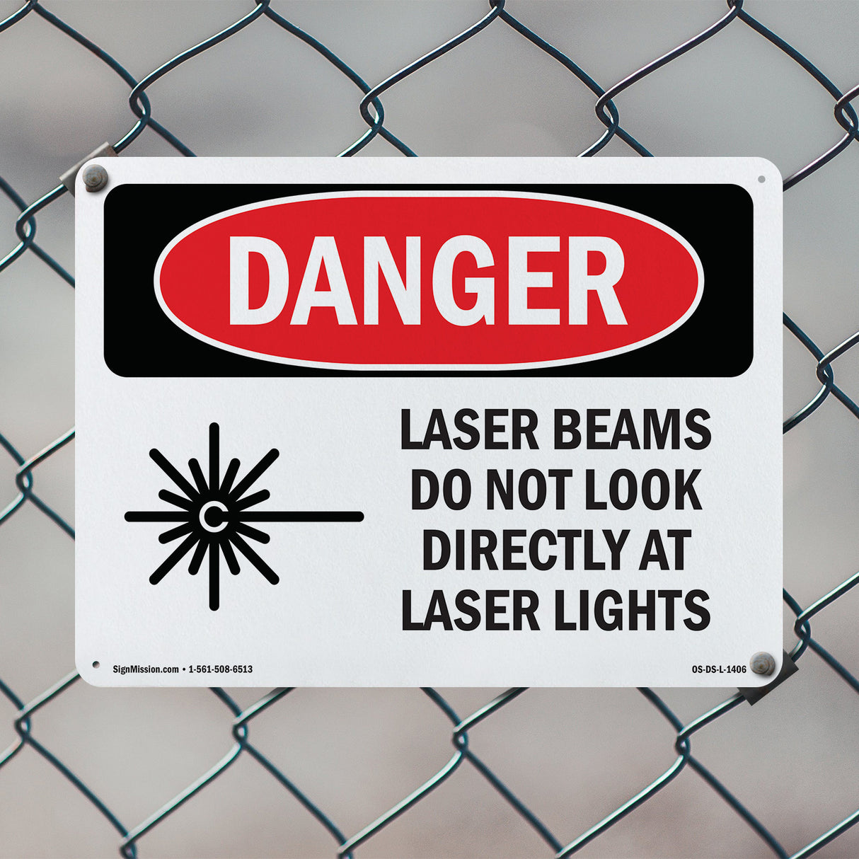 Laser Beams Look Directly Lights